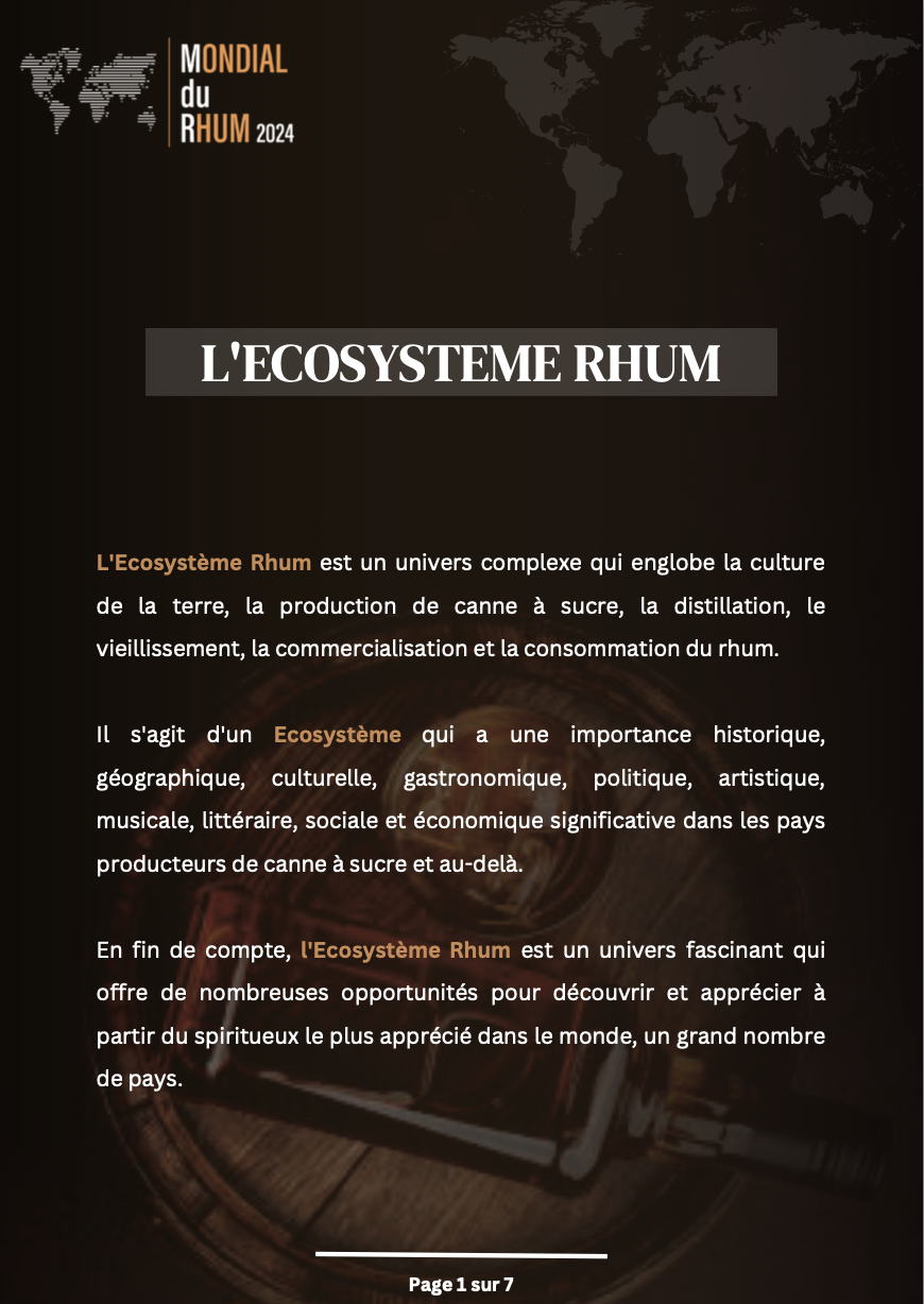 écosystème rhum